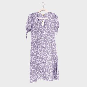 NWT Hem & Thread Purple Floral Dress